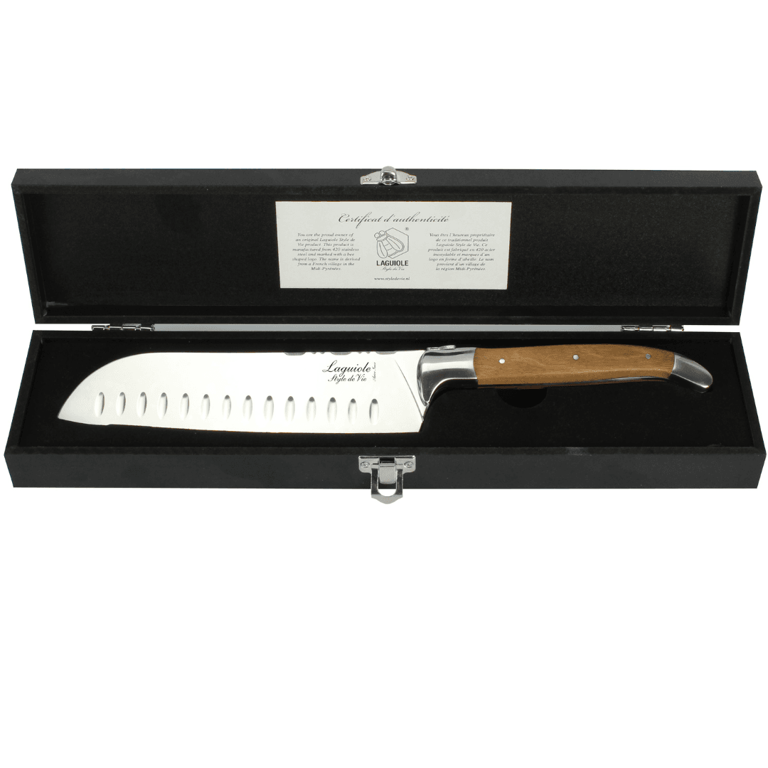 Laguiole_LUXURY_LINE_Santoku_noz _Olive (1)